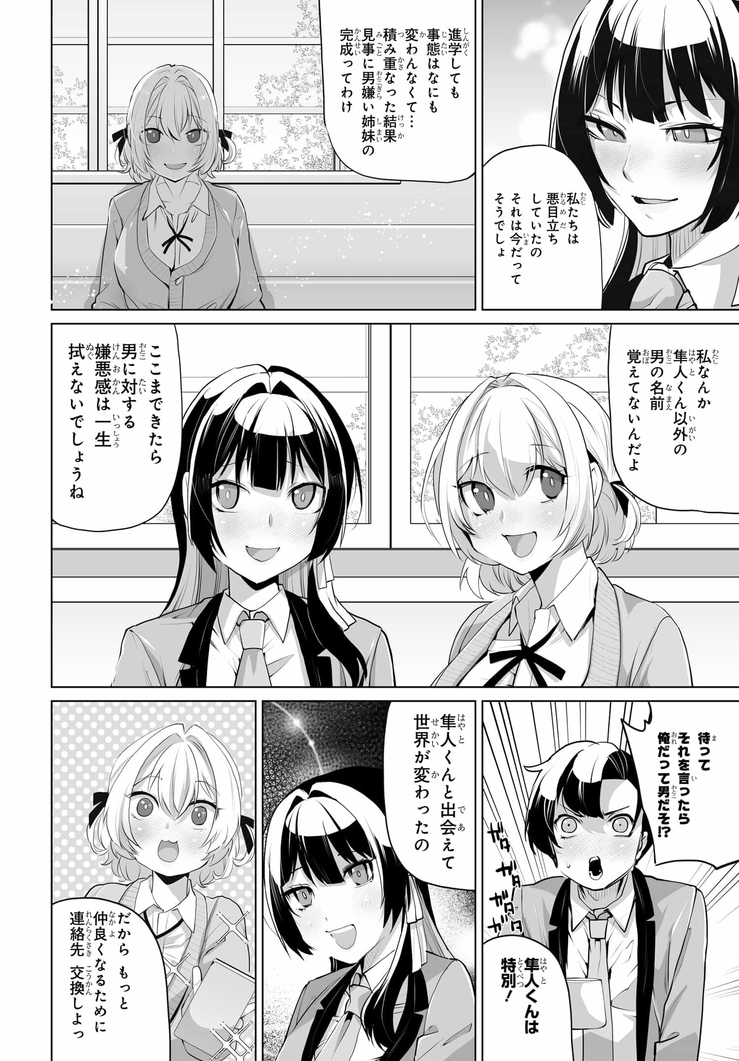 男嫌いな美人姉妹を名前も告げずに助けたら一体どうなる Chap 8 - Next Chap 9