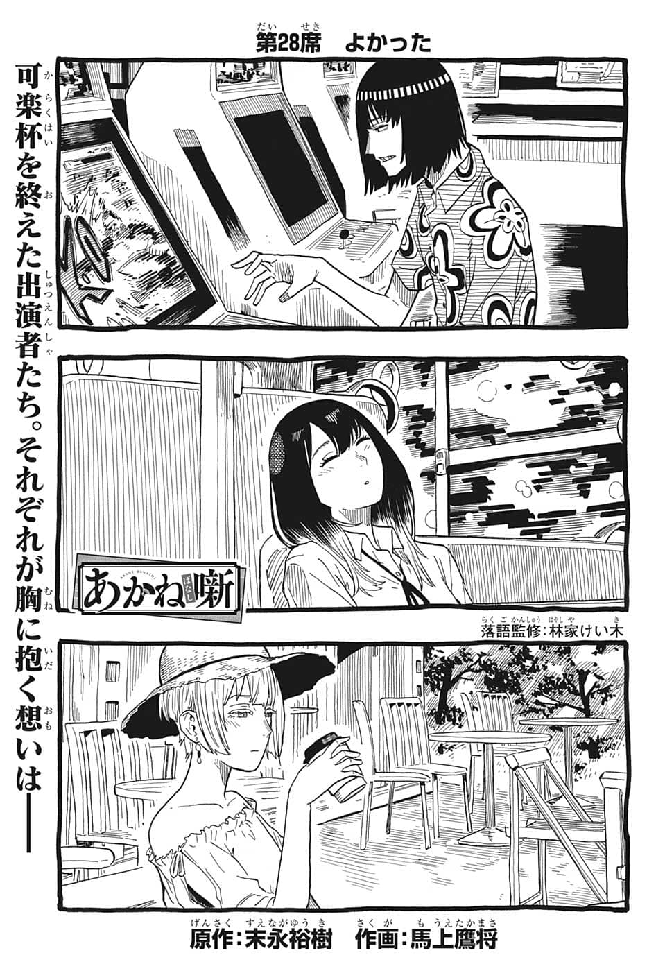 あかね噺 raw Chap 28 - Next Chap 29