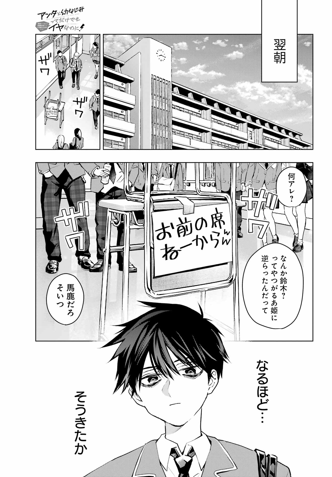 Anta to Osananajimitte dake demo Iyananoni! ~Zekkou kara Hajimaru S-kyuu Bishoujo to no Gakuen Nariagari Seikatsu~ Chap 1 - Next Chap 2