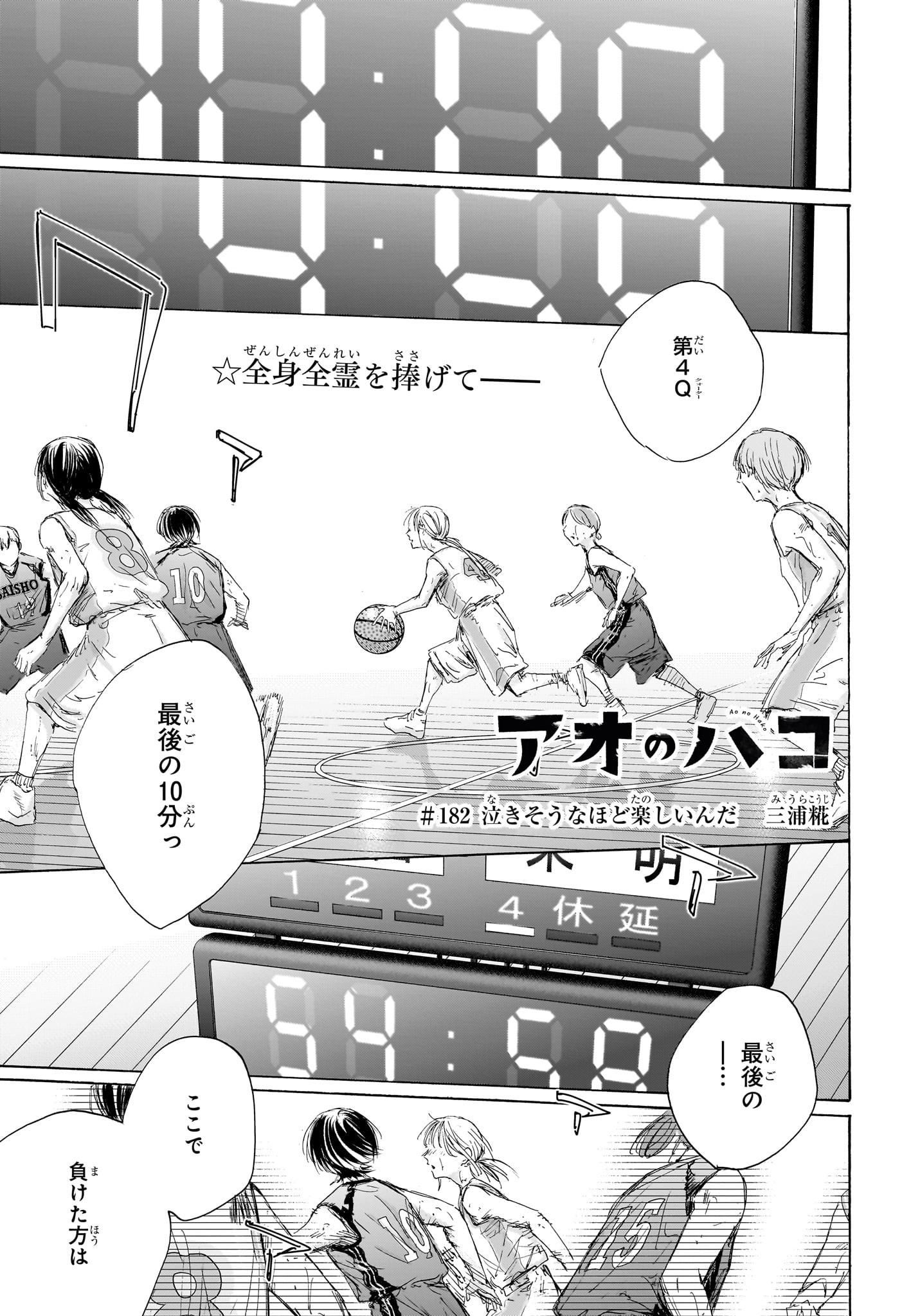 アオのハコ raw Chap 182 - Next Chap 183