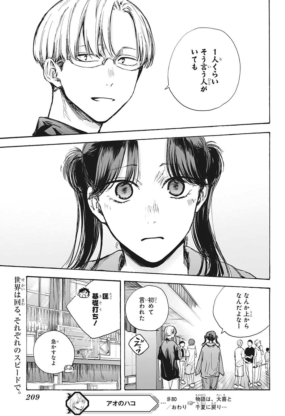 アオのハコ Chap 80 - Next Chap 81