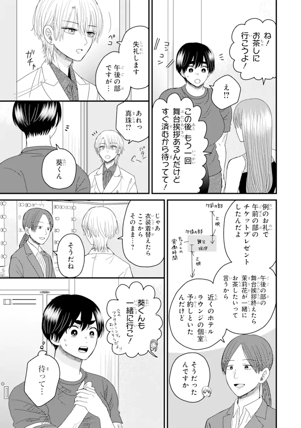 Aoi-kun wa Mukimuki Kanojo wo Koutei Shitai Chap 11.1 - Next Chap 12.1