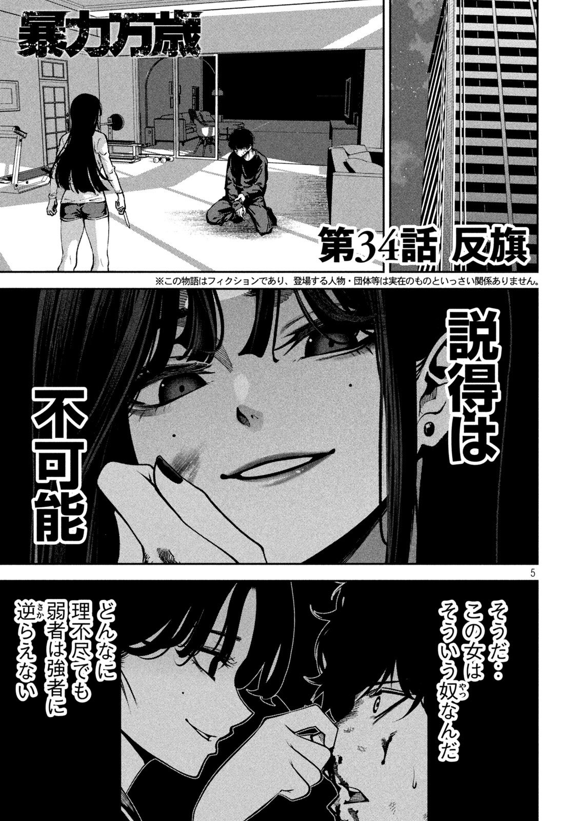 Bouryoku Banzai Chap 34 - Next Chap 35