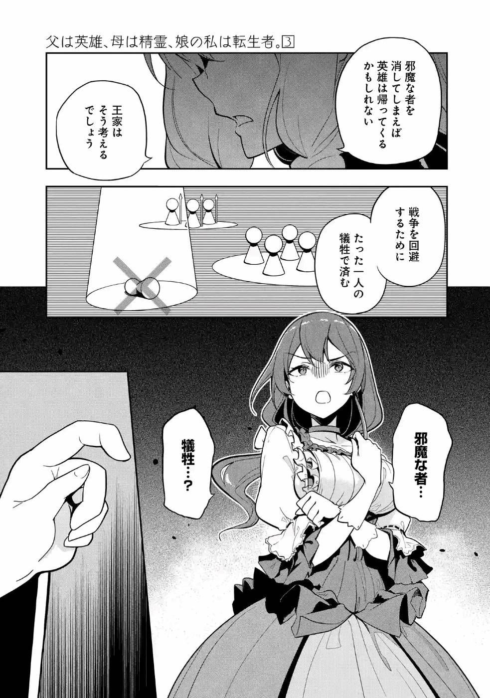 Chichi wa Eiyuu, Haha wa Seirei, Musume no Watashi wa Tenseisha. Chap 15 - Next Chap 16