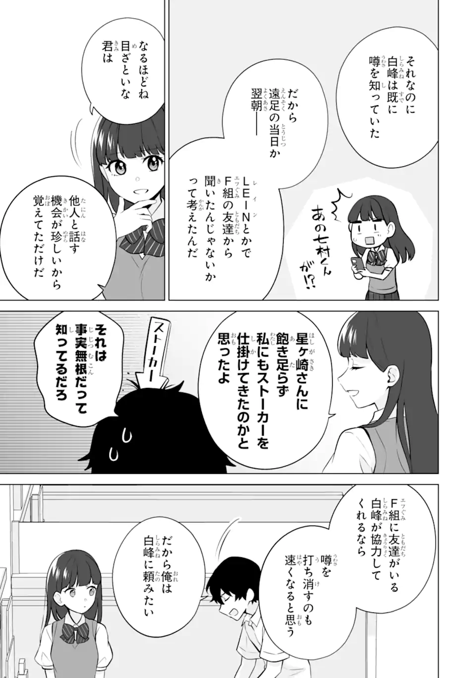 Douka Ore o Houtte Oite Kure: Nazeka Bocchi no Owatta Koukou Seikatsu o Kanojo ga Kaeyou to Shite Kuru Chap 21.3 - Next Chap 22.3
