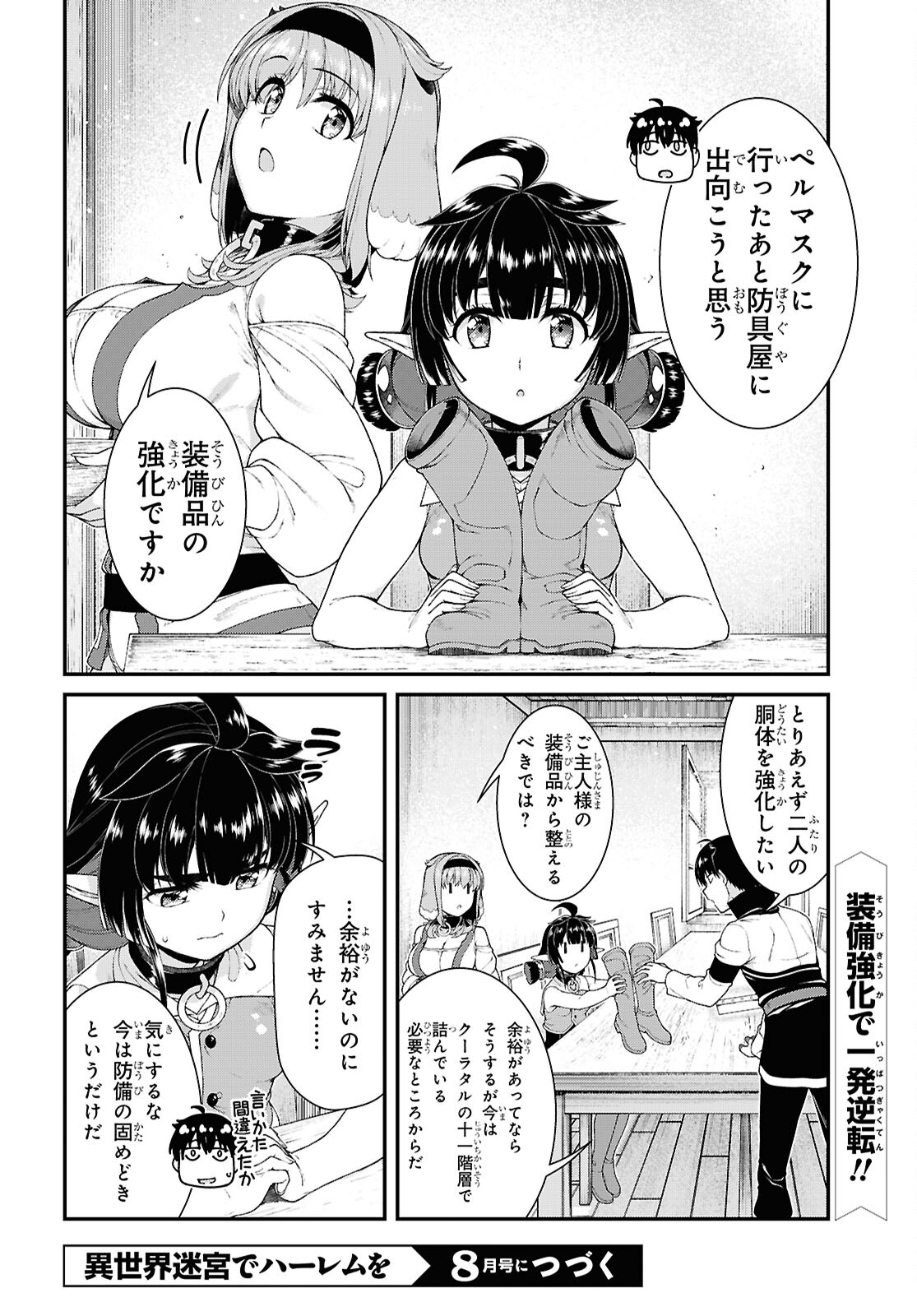 Isekai Meikyuu de Harem o Chap 25.2 - Next Chap 26.2