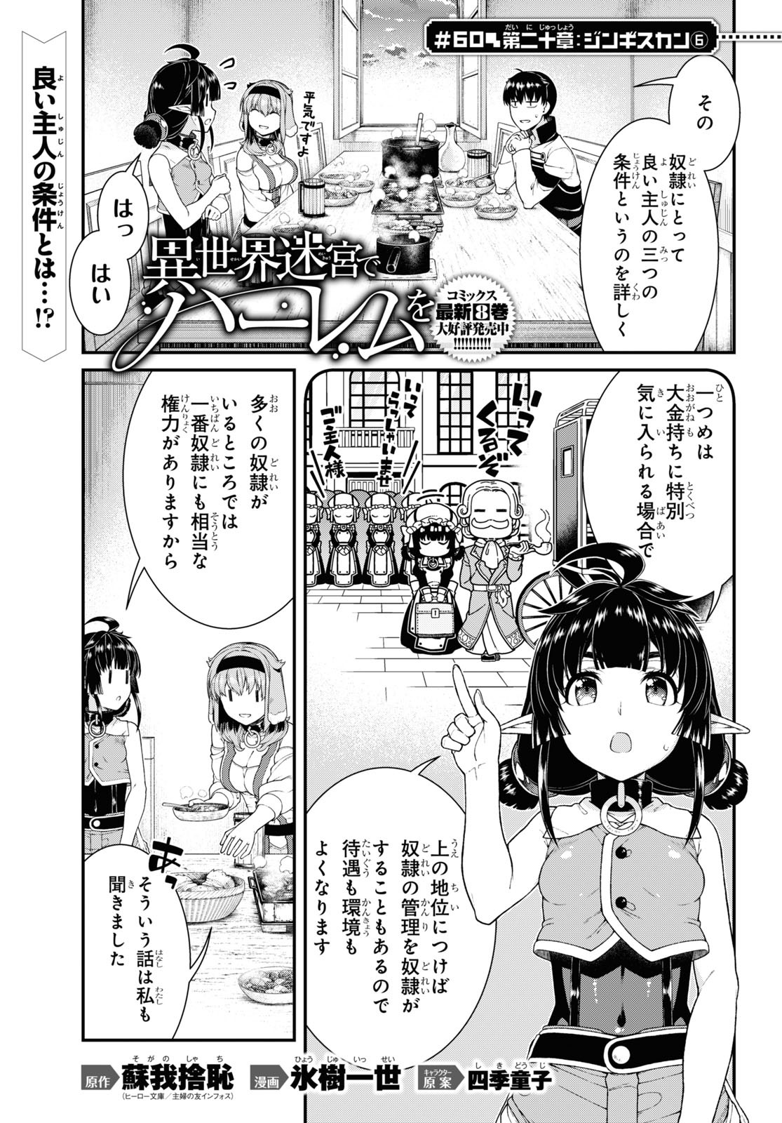 Isekai Meikyuu de Harem o Chap 20.6 - Next Chap 21.6