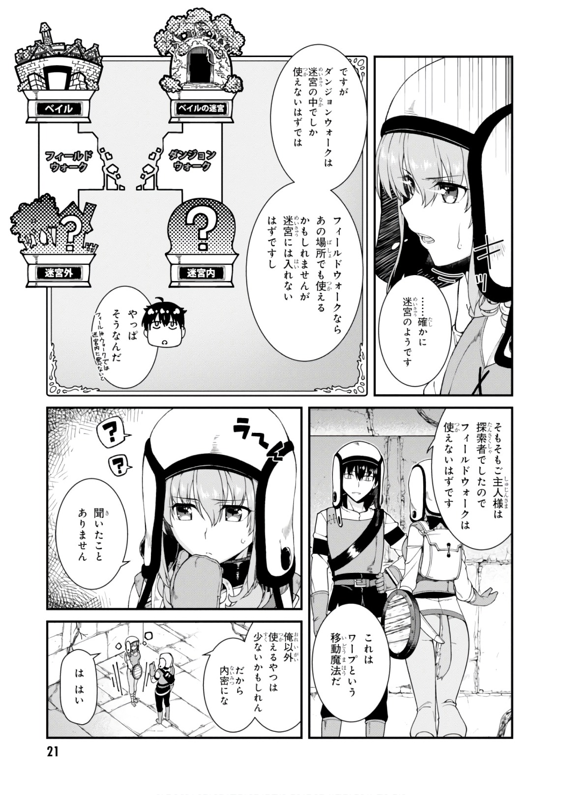 Isekai Meikyuu de Harem o Chap 7.1 - Next Chap 8.1
