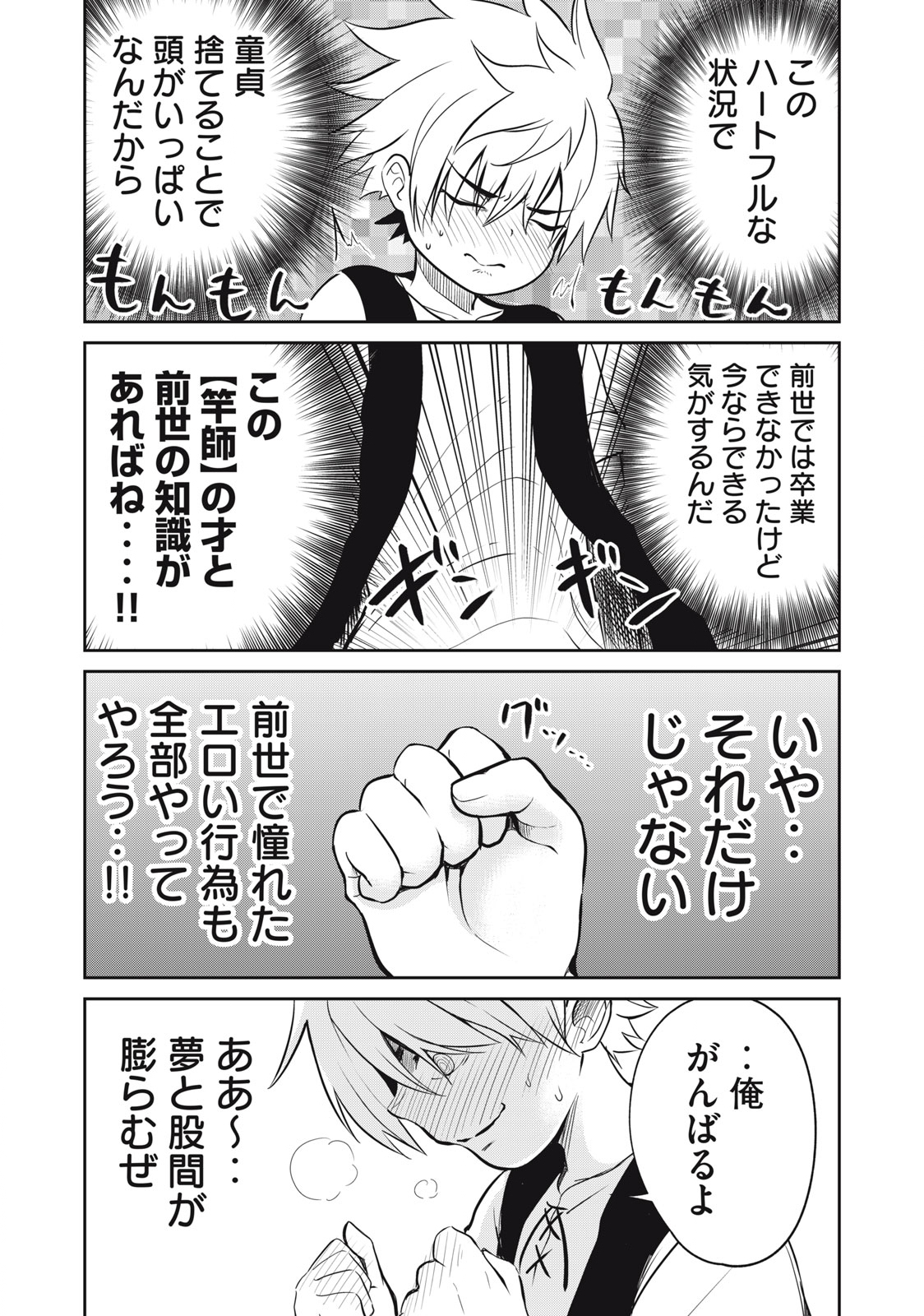 Isekai Koushoku Musou Roku: Isekai Tensei no Chie to Chikara o, Tada Hitasura ×××× Suru Tame ni Tsukau Chap 1 - Next Chap 2