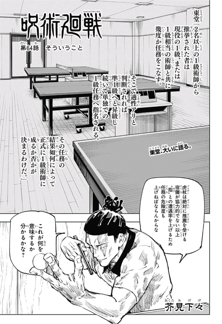 呪術廻戦 Chap 64 - Next Chap 65