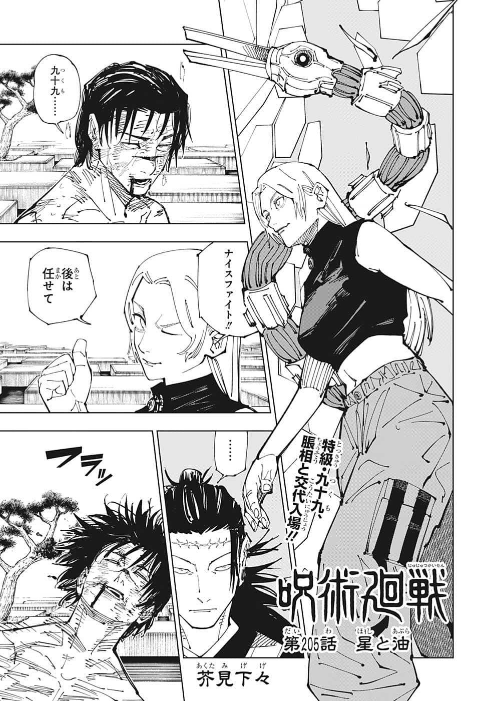 呪術廻戦 Chap 205 - Next Chap 206