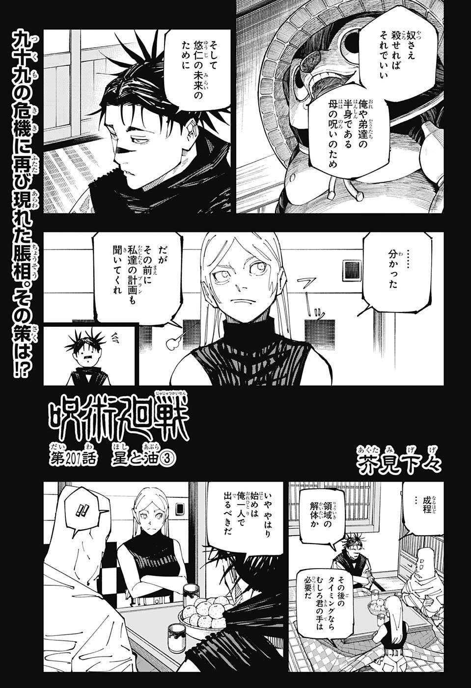 呪術廻戦 raw Chap 207 - Next Chap 208