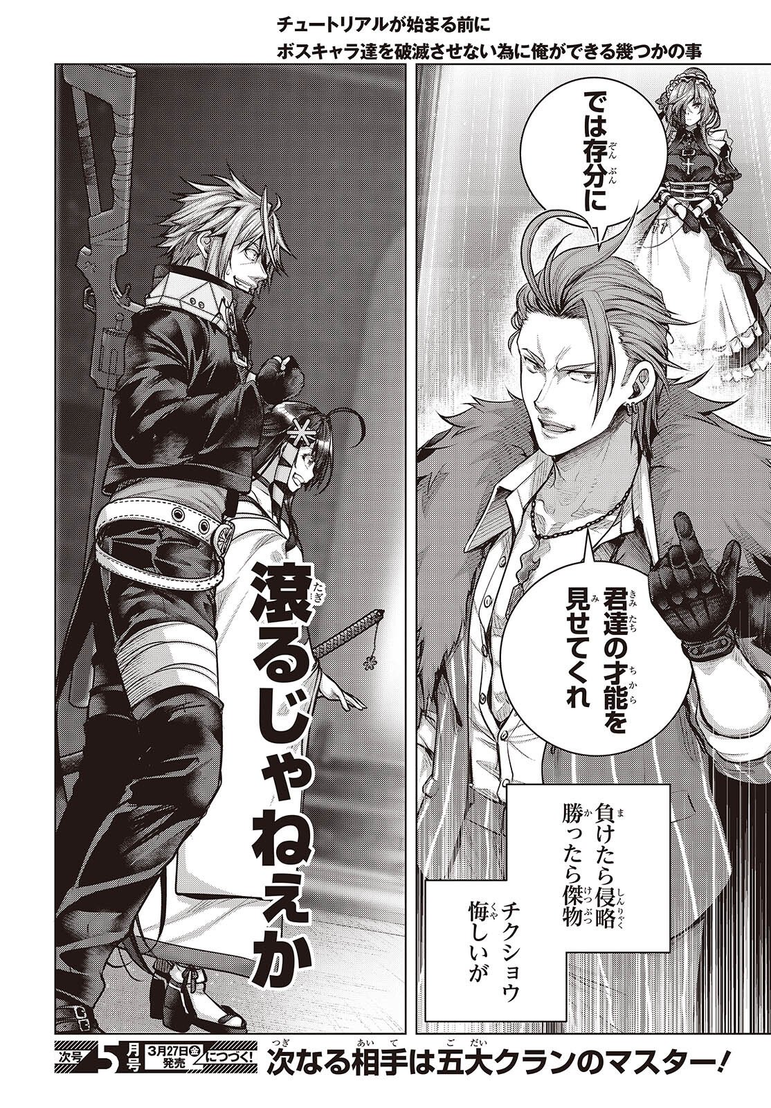 Tutorial ga Hajimaru Mae ni - Boss Chara-tachi wo Hametsu Sasenai Tame ni Ore ga Dekiru Ikutsu ka no Koto Chap 21 - Next Chap 22