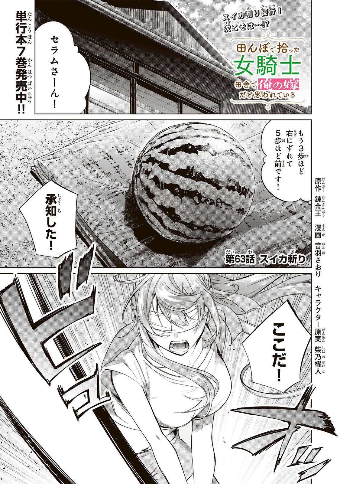 田んぼで拾った女騎士、田舎で俺の嫁だと思われている Chap 63 - Next Chap 64