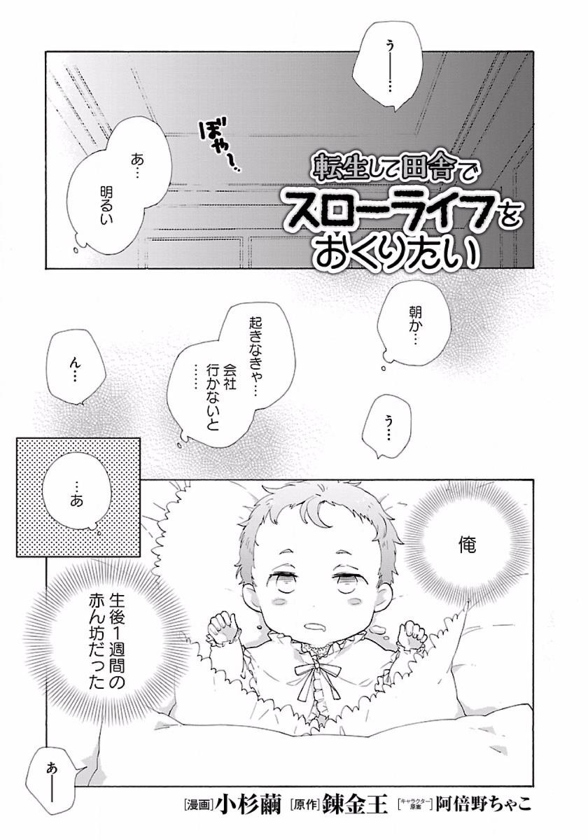 Tensei Shite Inaka de Slowlife wo Okuritai Chap 2 - Next Chap 3