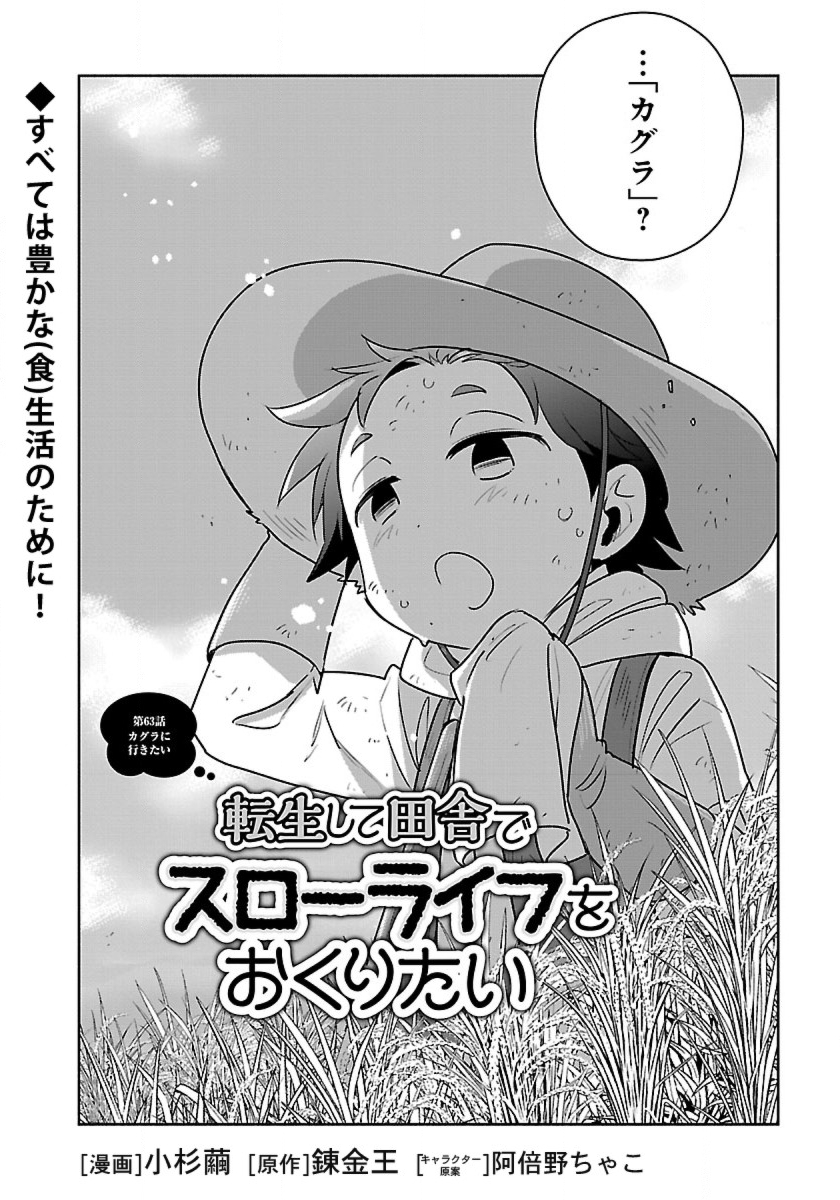 Tensei Shite Inaka de Slowlife wo Okuritai Chap 63 - Next Chap 64