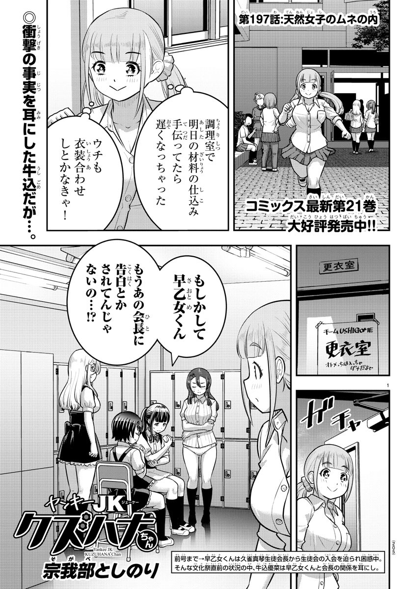ヤンキーJKクズハナちゃん Chap 197 - Next Chap 198