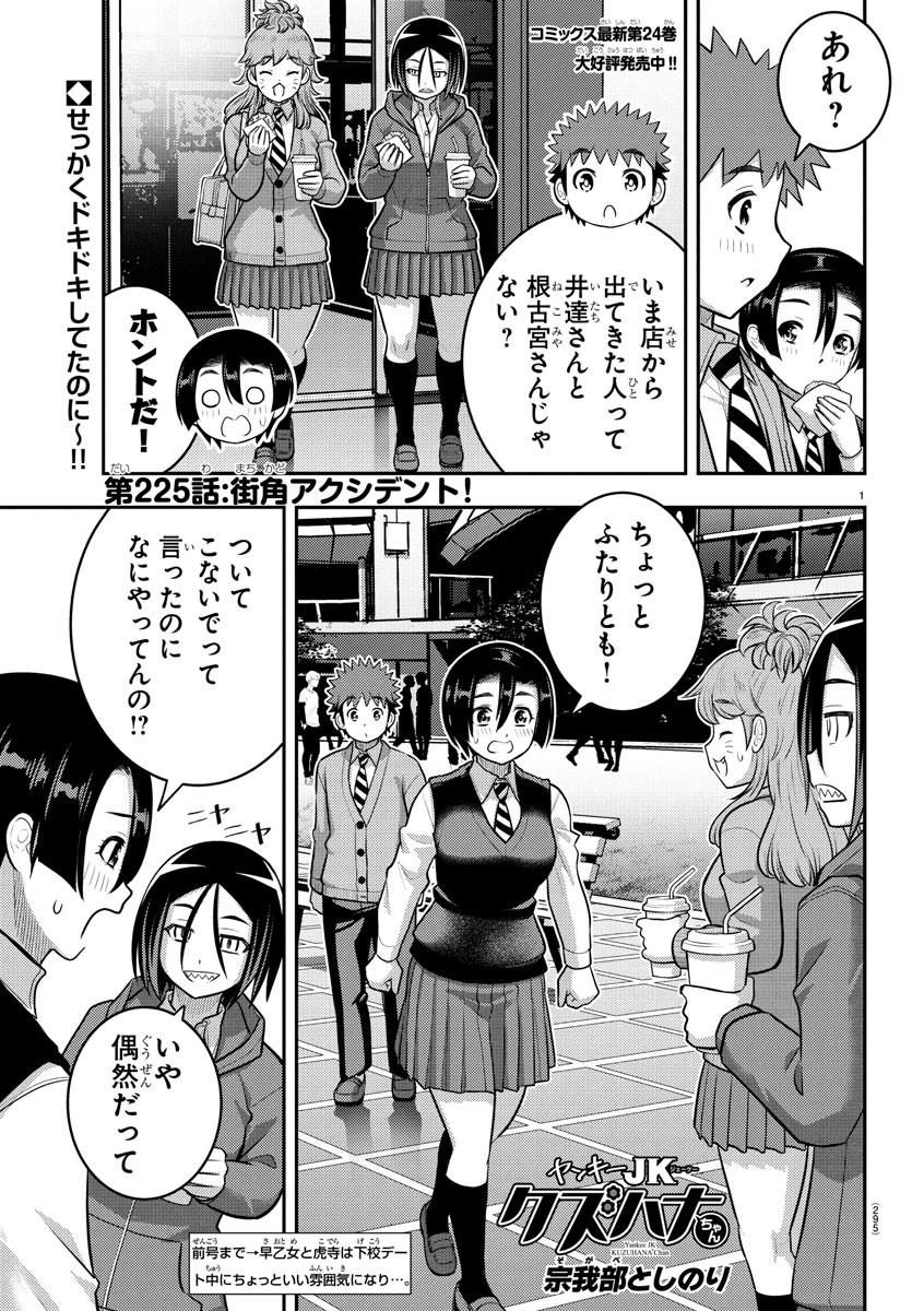 ヤンキーJKクズハナちゃん Chap 225 - Next Chap 226
