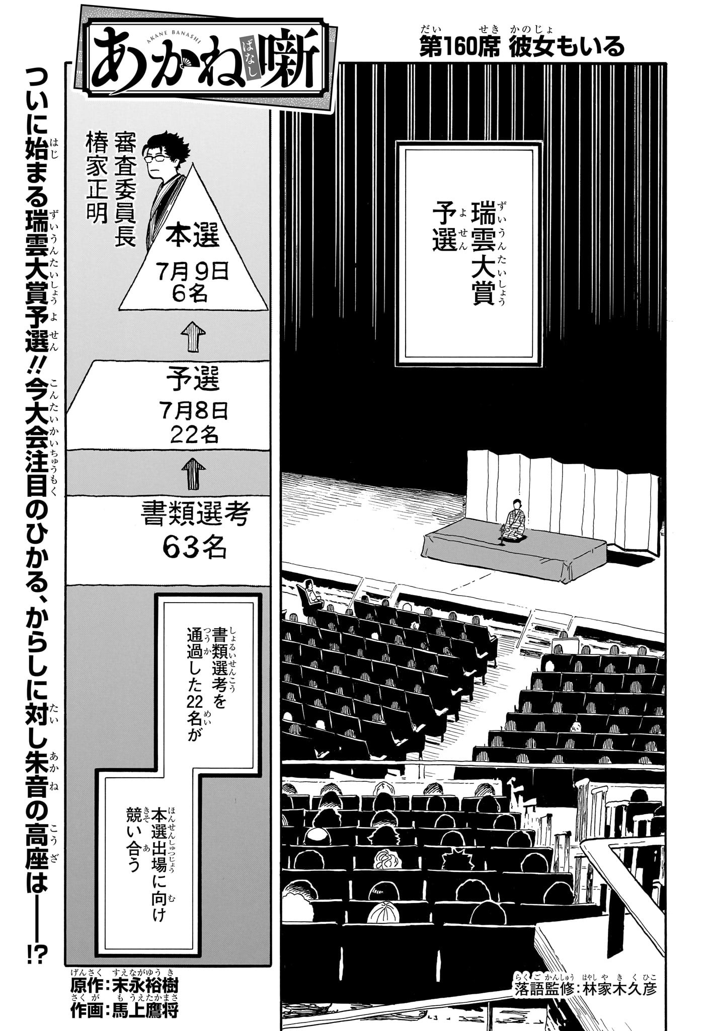 あかね噺 raw Chap 160 - Next Chap 161