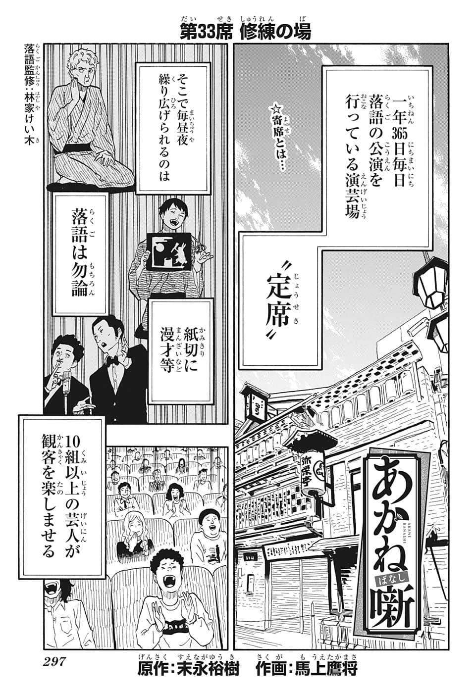 あかね噺 raw Chap 33 - Next Chap 34