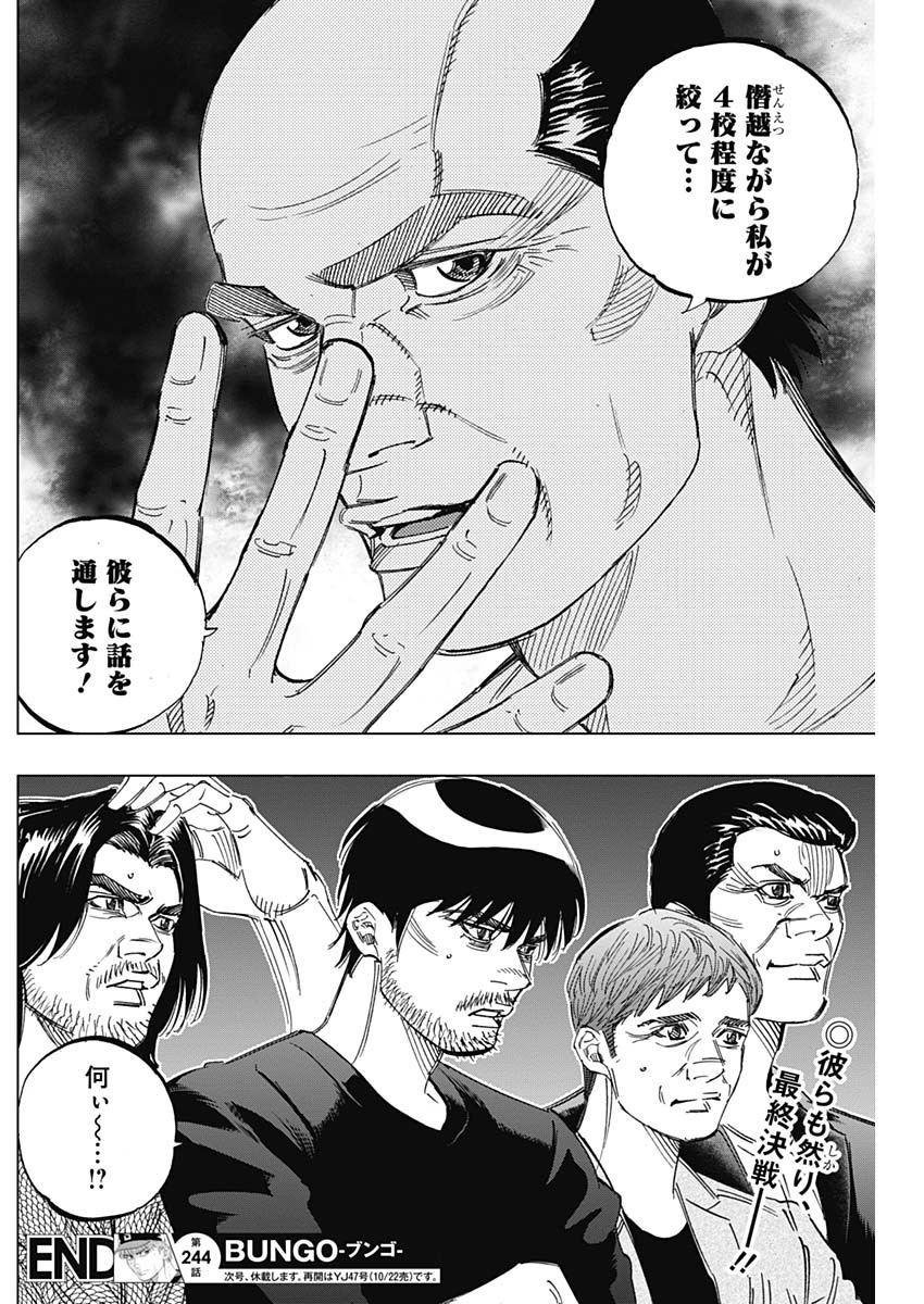 BUNGO-ブンゴ- Chap 244 - Next Chap 245