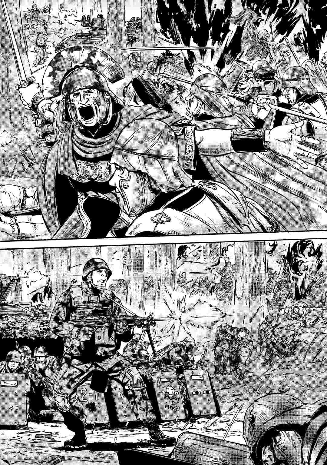 Gate - Jietai Kare no Chi nite, Kaku Tatakeri Chap 118 - Next Chap 119