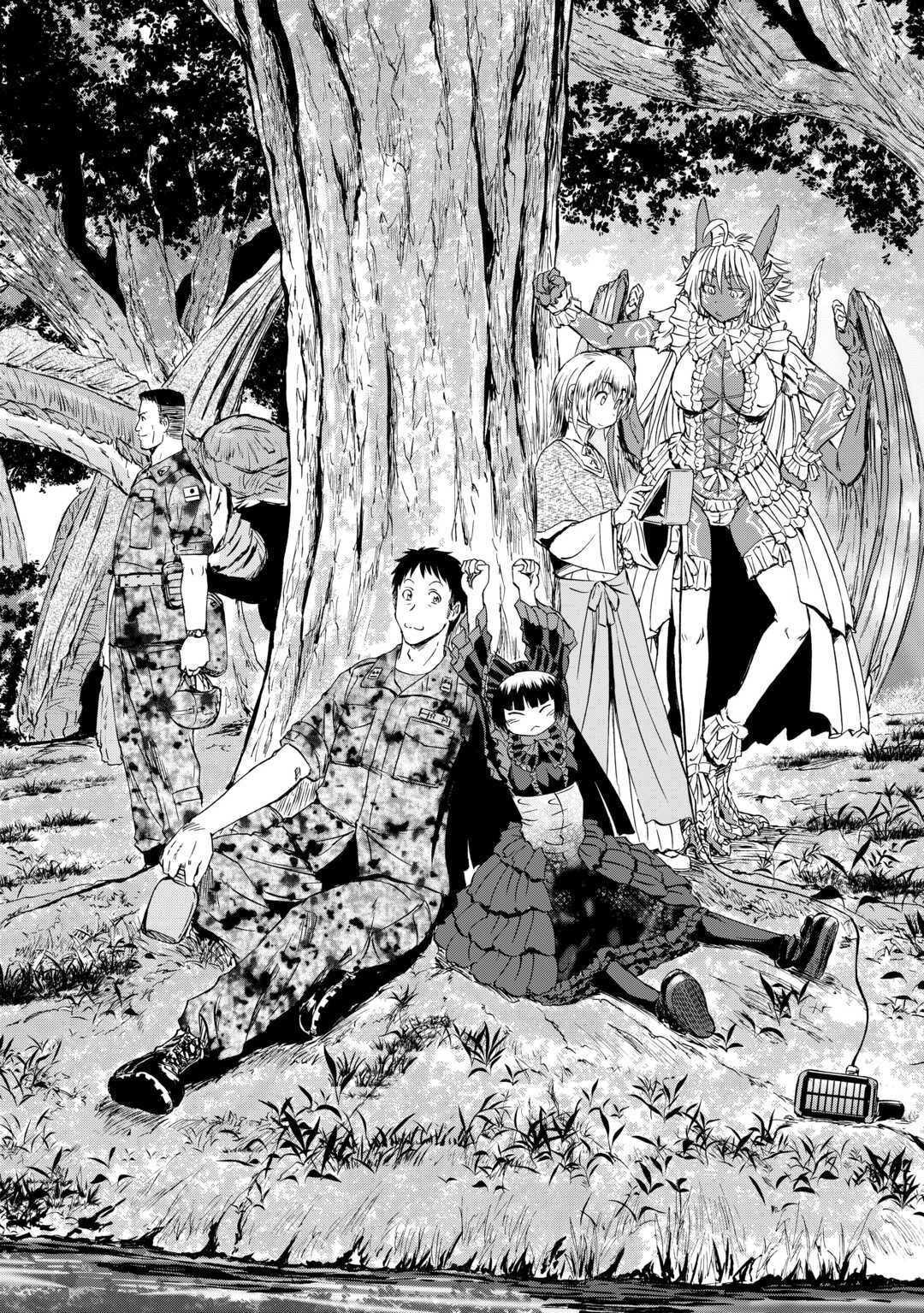 Gate - Jietai Kare no Chi nite, Kaku Tatakeri Chap 143.2 - Next Chap 144.2