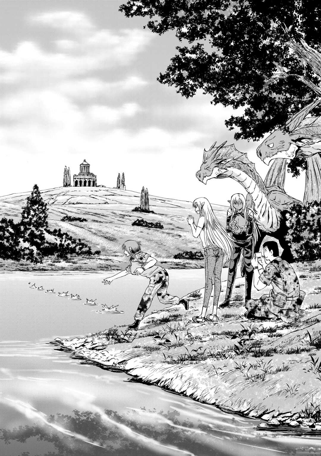 Gate - Jietai Kare no Chi nite, Kaku Tatakeri Chap 143.2 - Next Chap 144.2