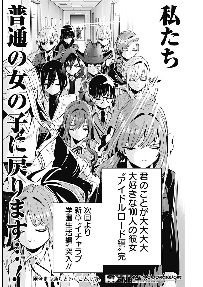 君のことが大大大大大好きな100人の彼女 Chap 63 - Next Chap 64