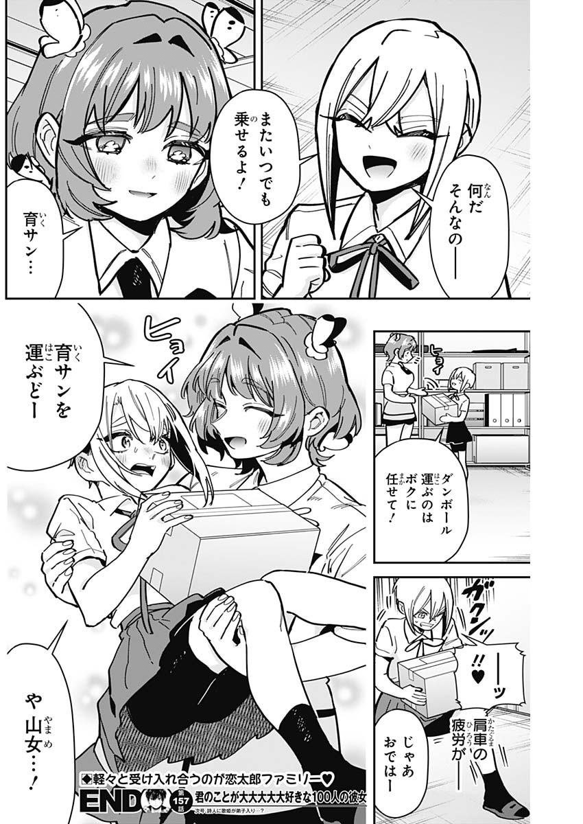 君のことが大大大大大好きな100人の彼女 Chap 157 - Next Chap 158