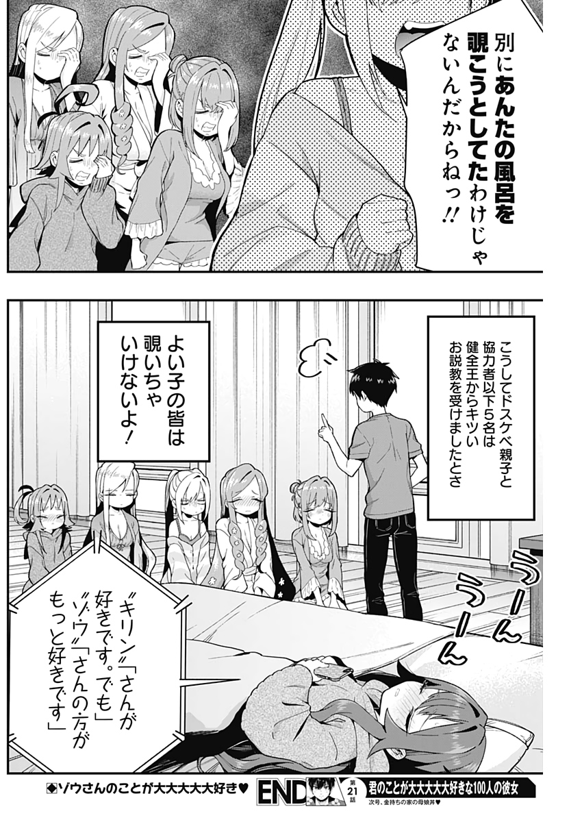 君のことが大大大大大好きな100人の彼女 Chap 21 - Next Chap 22