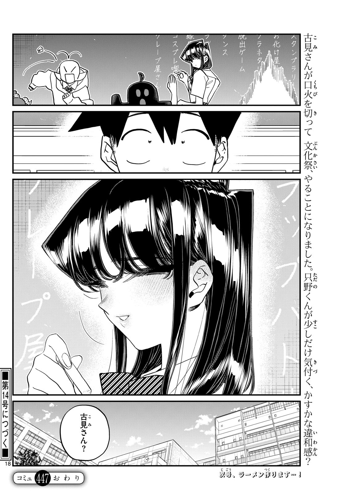 Komi-san wa Komyushou Desu Chap 447 - Next Chap 448
