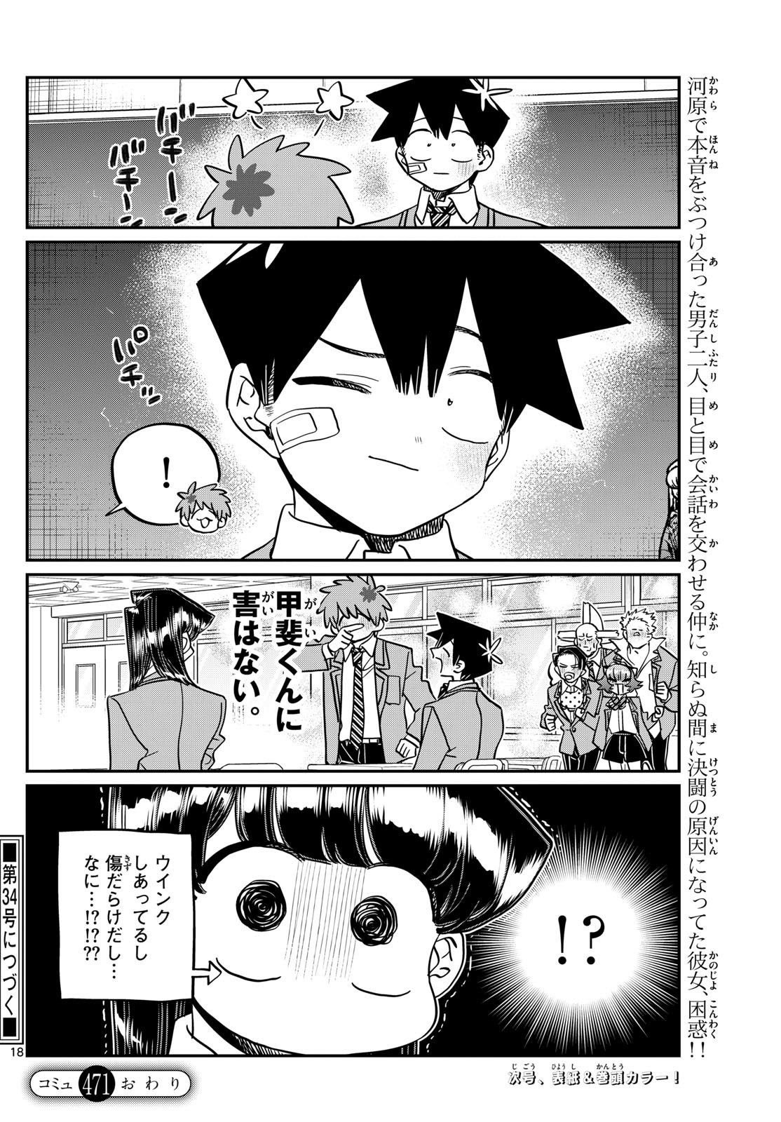 Komi-san wa Komyushou Desu Chap 471 - Next Chap 472
