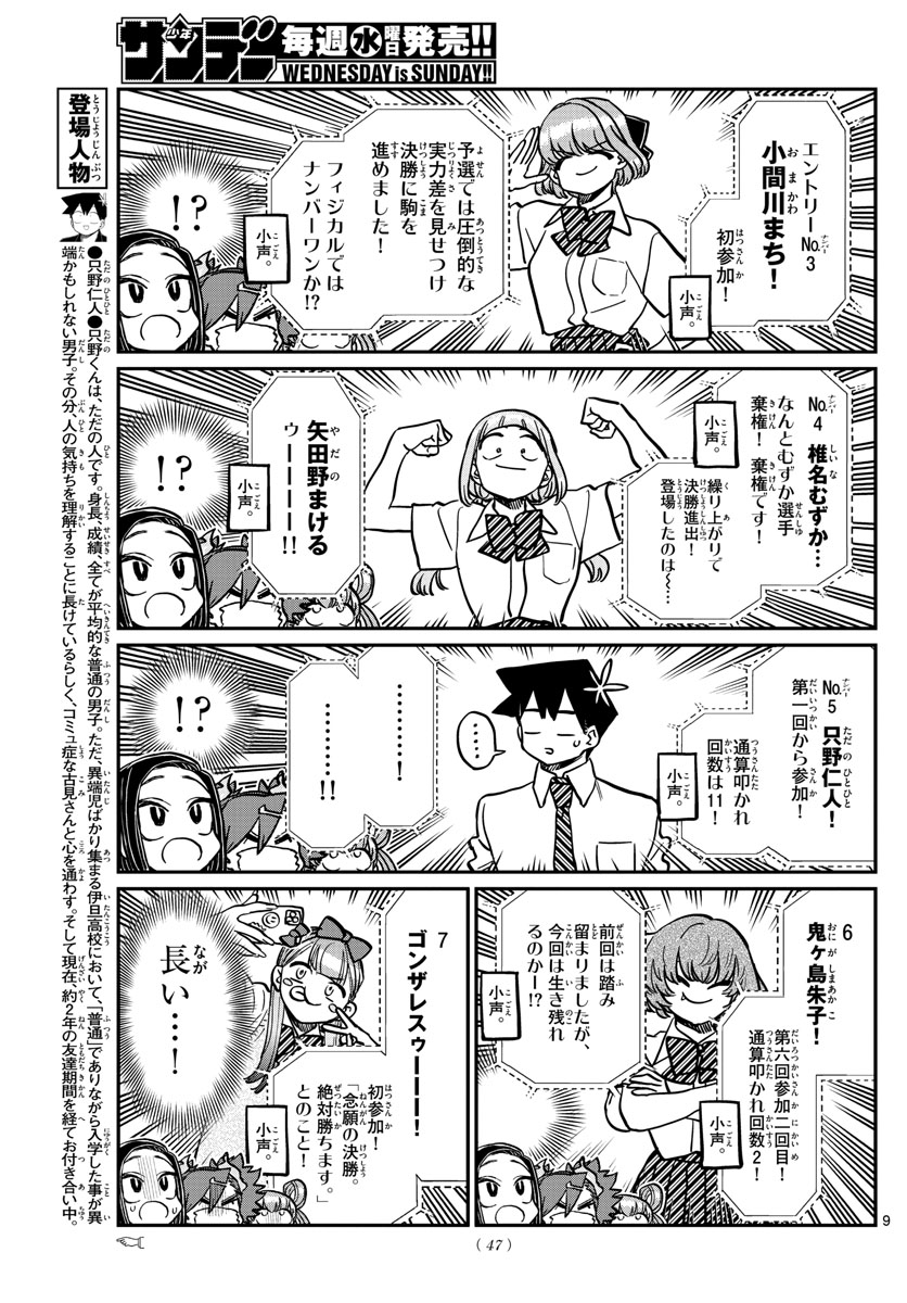 Komi-san wa Komyushou Desu Chap 372 - Next Chap 373