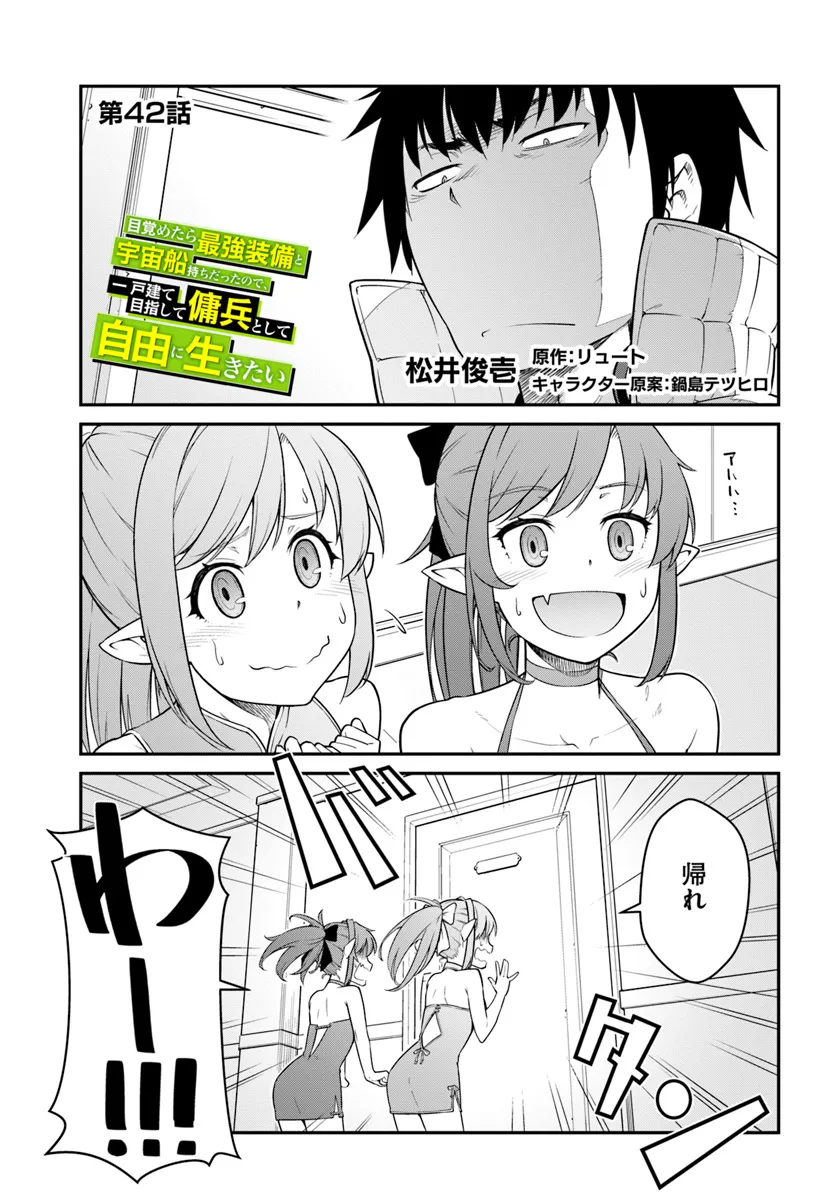 目覚めたら最強装備と宇宙船持ちだったので、一戸建て目指して傭兵として自由に生きたい Chap 42.1 - Next Chap 43.1