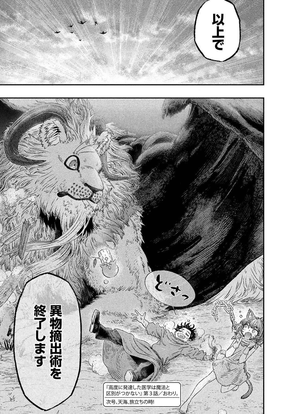 に発達した医学は魔法と区別がつかない Chap 3 - Next Chap 4