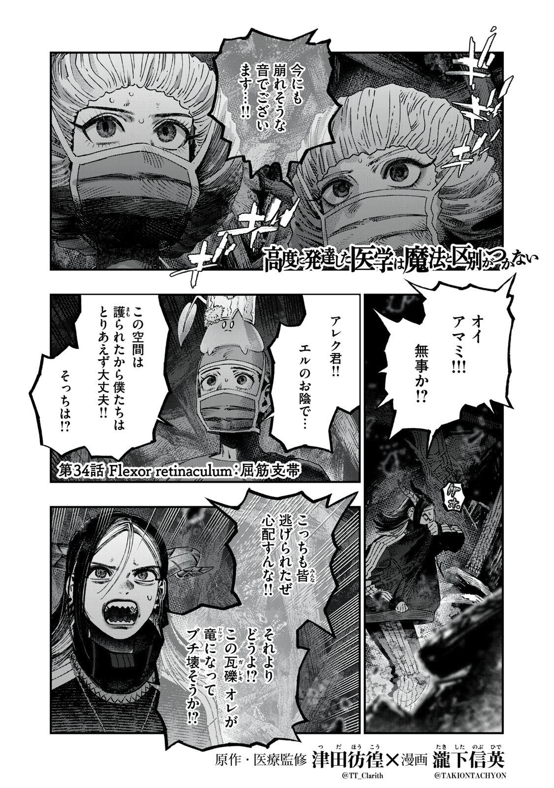 に発達した医学は魔法と区別がつかない Chap 34.1 - Next Chap 35.1