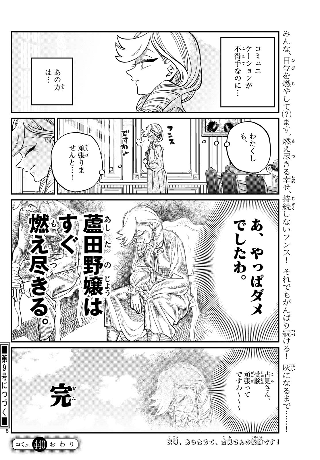 Komi-san wa Komyushou Desu Chap 440 - Next Chap 441