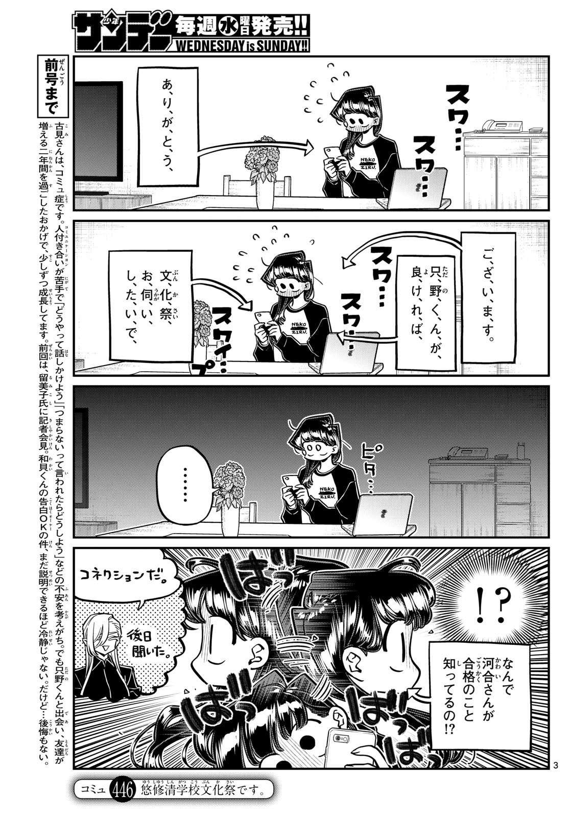 Komi-san wa Komyushou Desu Chap 446 - Next Chap 447