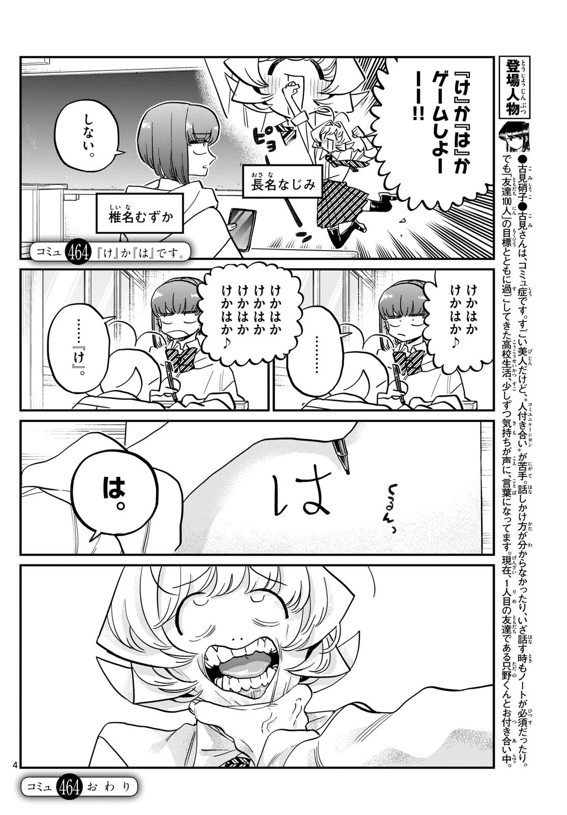 Komi-san wa Komyushou Desu Chap 464 - Next Chap 465