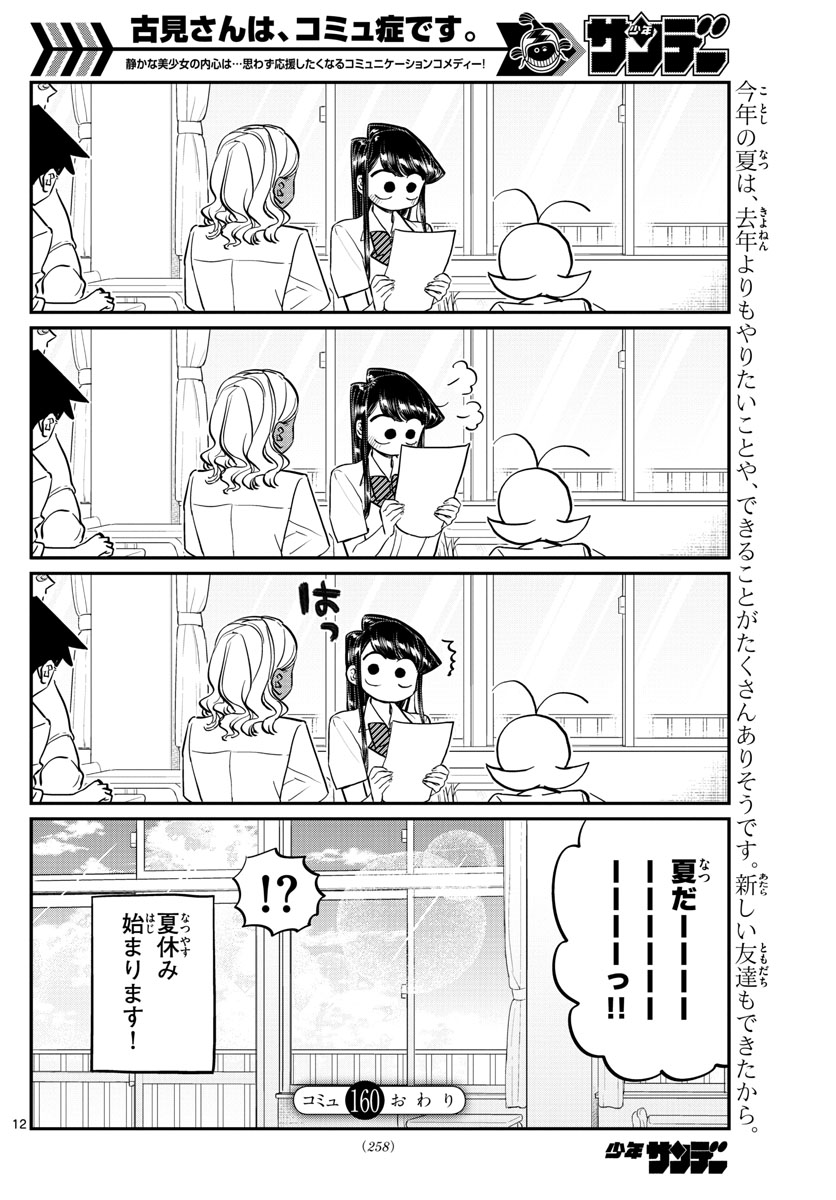 Komi-san wa Komyushou Desu Chap 160 - Next Chap 161