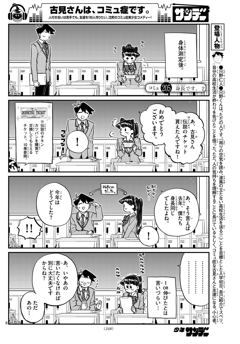 Komi-san wa Komyushou Desu Chap 205 - Next Chap 206