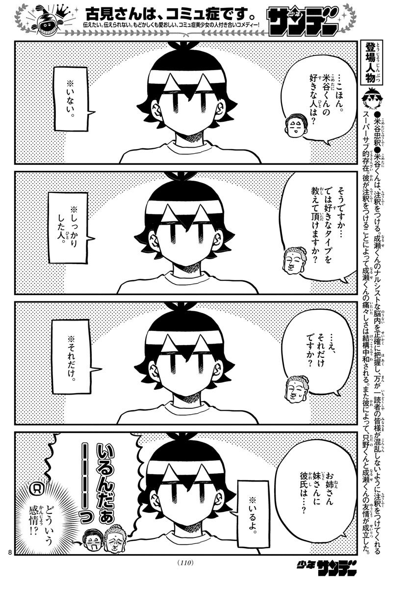 Komi-san wa Komyushou Desu Chap 286 - Next Chap 287