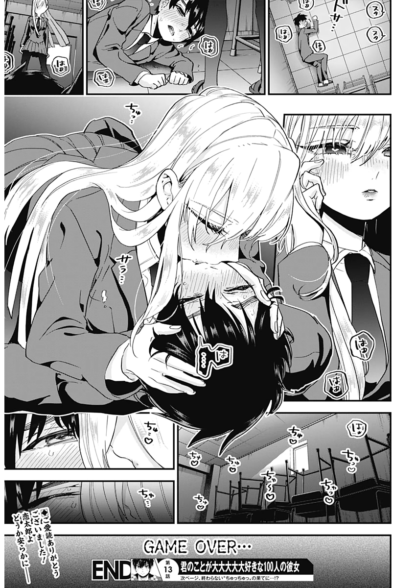 君のことが大大大大大好きな100人の彼女 Chap 13 - Next Chap 14