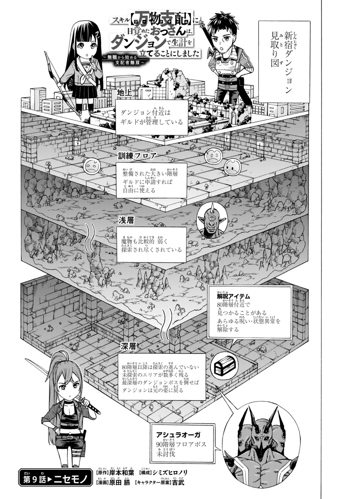 Sukiru Banbutsu Shihae ni Mezameta Ossan wa, Dungeon de Seikei wo Tateru Koto ni Shimashita Chap 9.1 - Next Chap 10.1