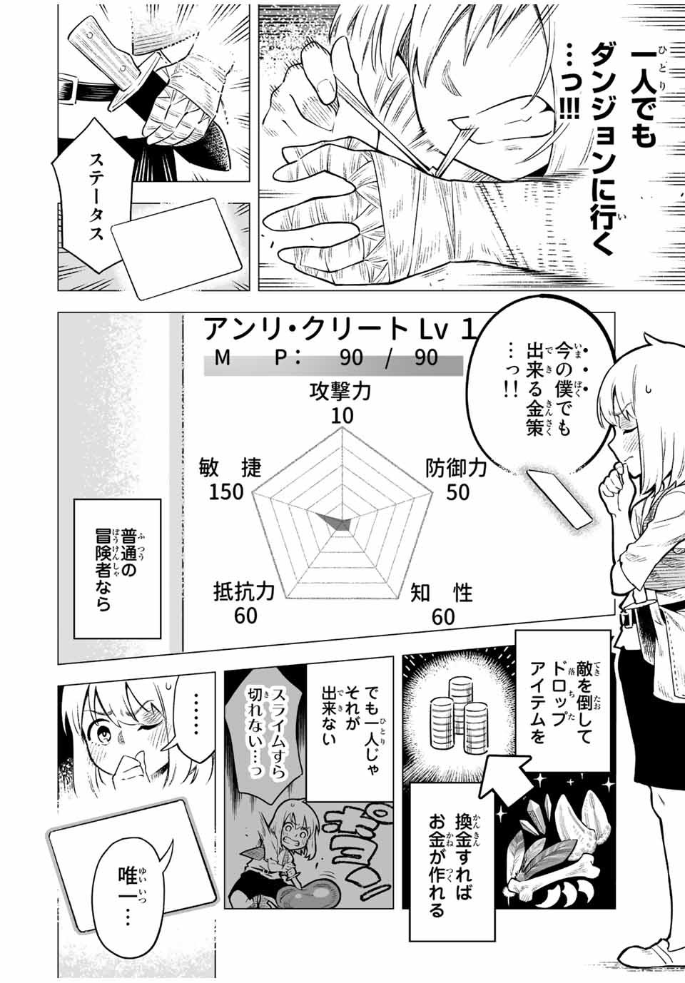 Saijaku na Boku wa Kabenuke Bugs de Nariagaru Chap 1 - Next Chap 2