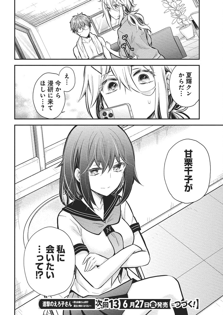 Shingeki no Eroko-san: Hen na Oneesan wa Danshi Kousei to Nakayoku Naritai Chap 58 - Next Chap 59