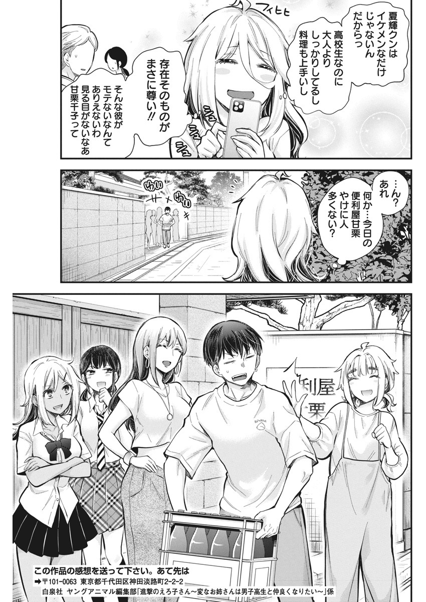 Shingeki no Eroko-san: Hen na Oneesan wa Danshi Kousei to Nakayoku Naritai Chap 55 - Next Chap 56