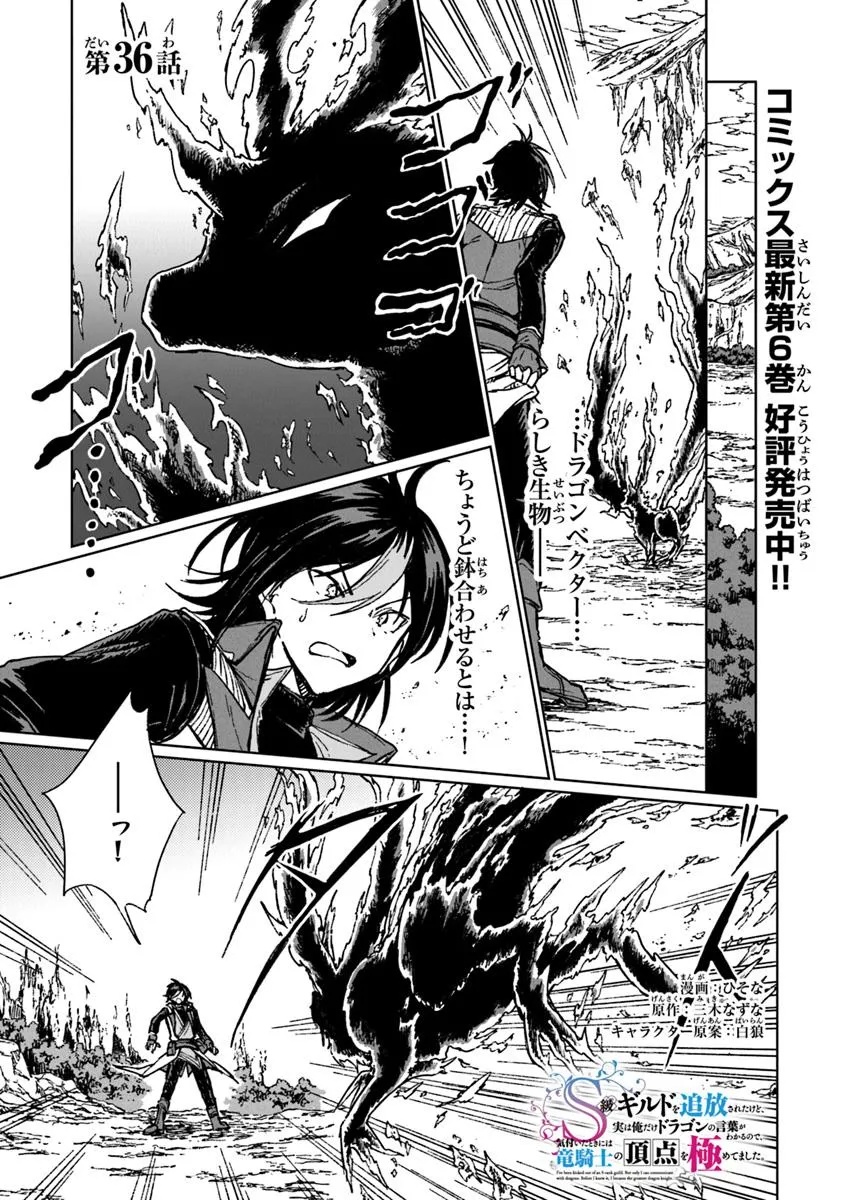 S-kyuu Guild wo Tsuihousareta kedo, Jitsu wa Ore dake Dragon no Kotoba ga Wakaru no de, Kidzuita Toki ni wa Ryuu Kishi no Chouten wo Kiwametemashita. Chap 36.1 - Next Chap 37.1