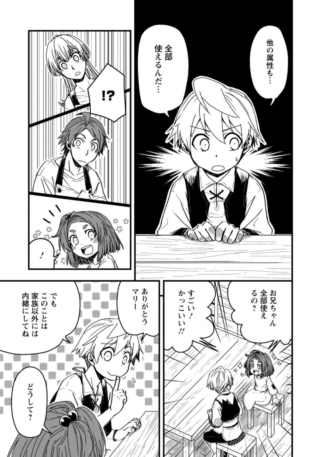Tensei Shitara Heimin deshita.: Seikatsu Suijun ni Taerarenai no de Kizoku o Mezashimasu Chap 10.1 - Next Chap 11.1
